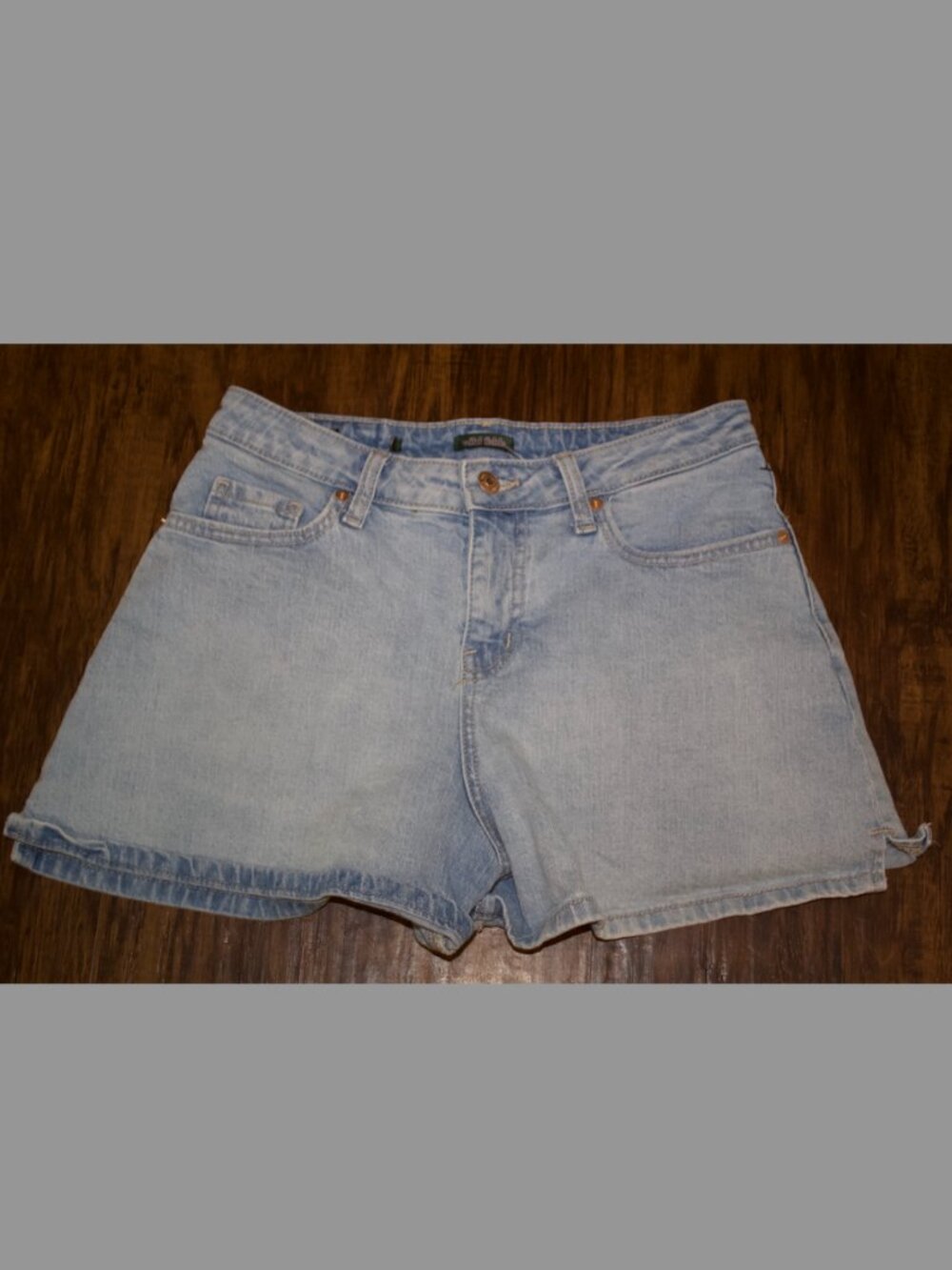 Women's Mid-Rise Midi Denim Shorts - Wild Fable™ Light Wash